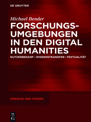 cover image of Forschungsumgebungen in den Digital Humanities